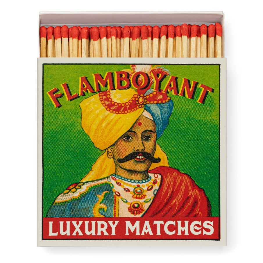 Archivist Matches | Traditionally Letter pressed | Mr Flamboyant | Coming Soon