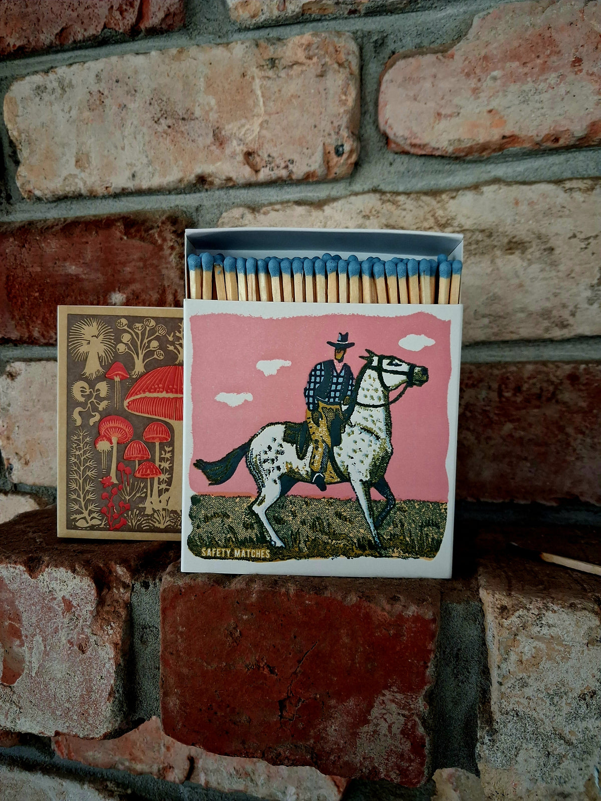 Archivist Matches | Traditionally Letter pressed | Cowboy