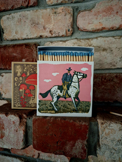 Archivist Matches | Traditionally Letter pressed | Cowboy