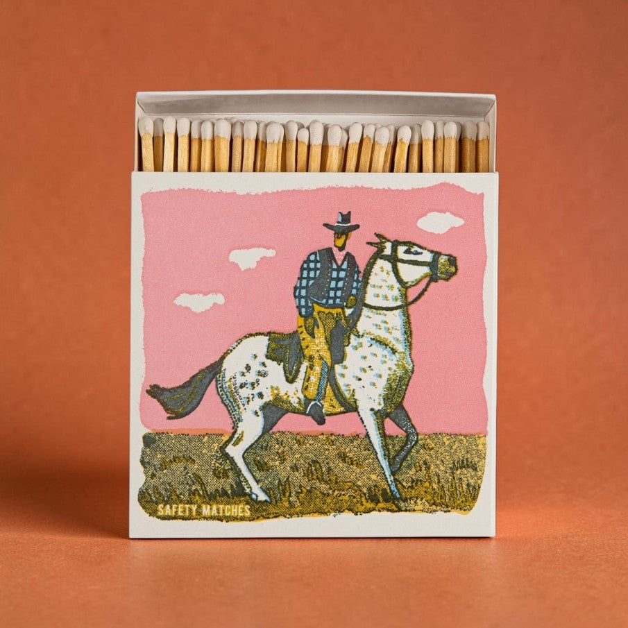 Archivist Matches | Traditionally Letter pressed | Cowboy | Coming Soon