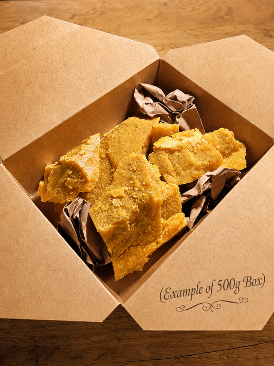 Beeswax 500g Box | Natural | Handcut