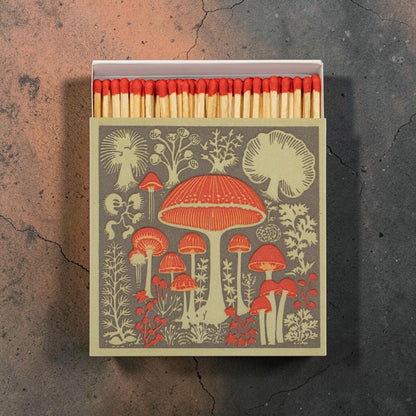 Archivist Matches | Traditionally Letter pressed | Mushroom | Coming Soon
